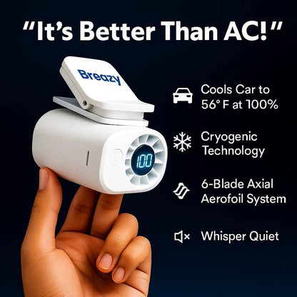 Breazy® Clip-On Cooling Fan
